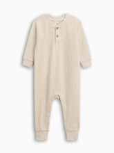 Load image into Gallery viewer, Crosby Waffle Knit Henley Romper