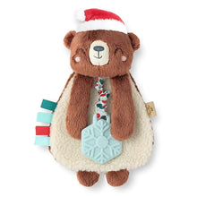 Load image into Gallery viewer, Itzy Lovey Plush &amp; Teether Toy - Cocoa The Bear