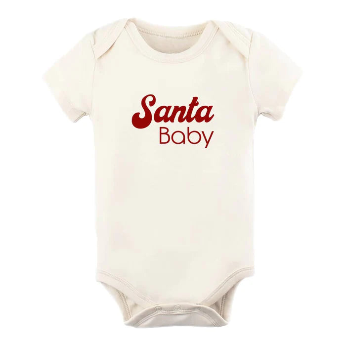 Santa Baby Short Sleeve Onesie