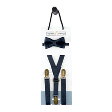 Load image into Gallery viewer, Bow Tie &amp; Suspenders Set
