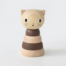 Load image into Gallery viewer, Wooden Cat Stacker