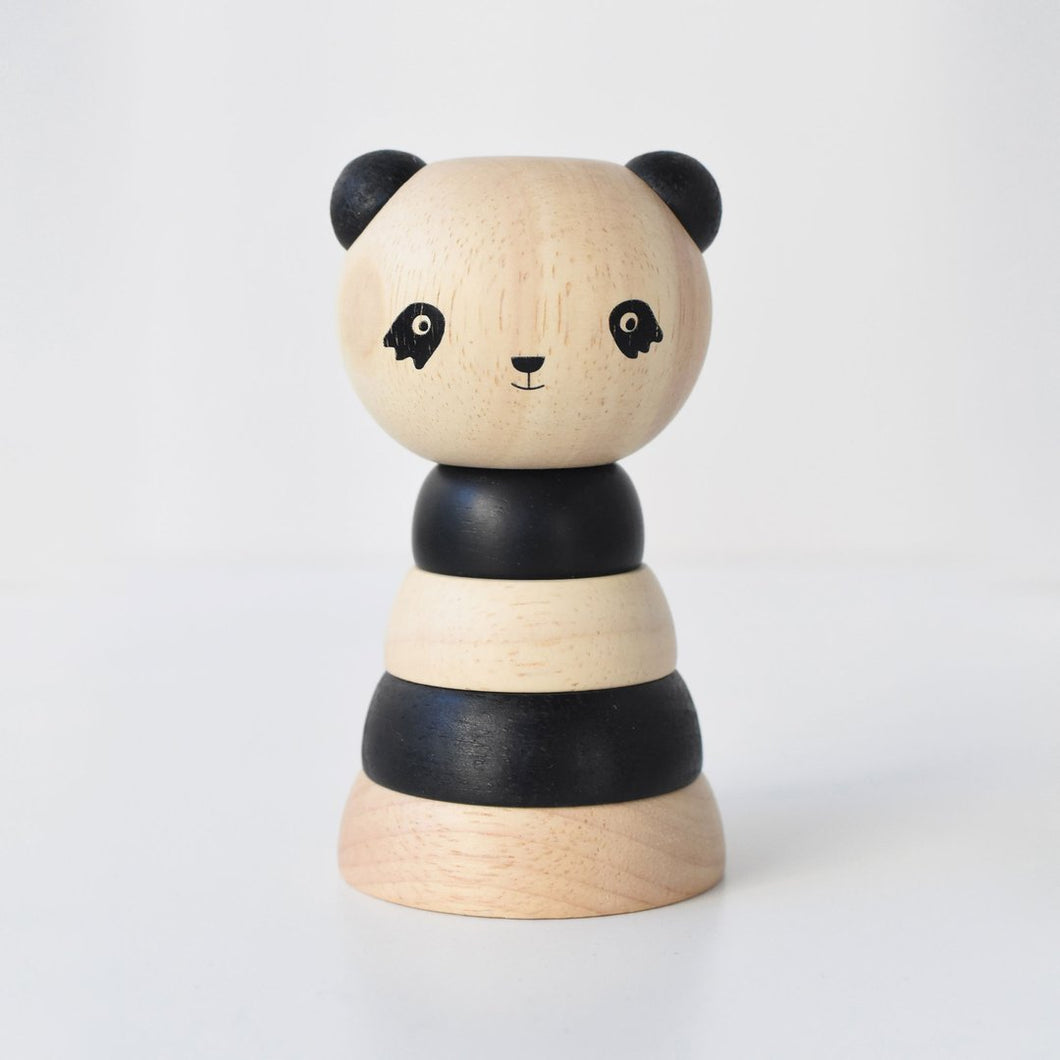 Wooden Panda Stacker