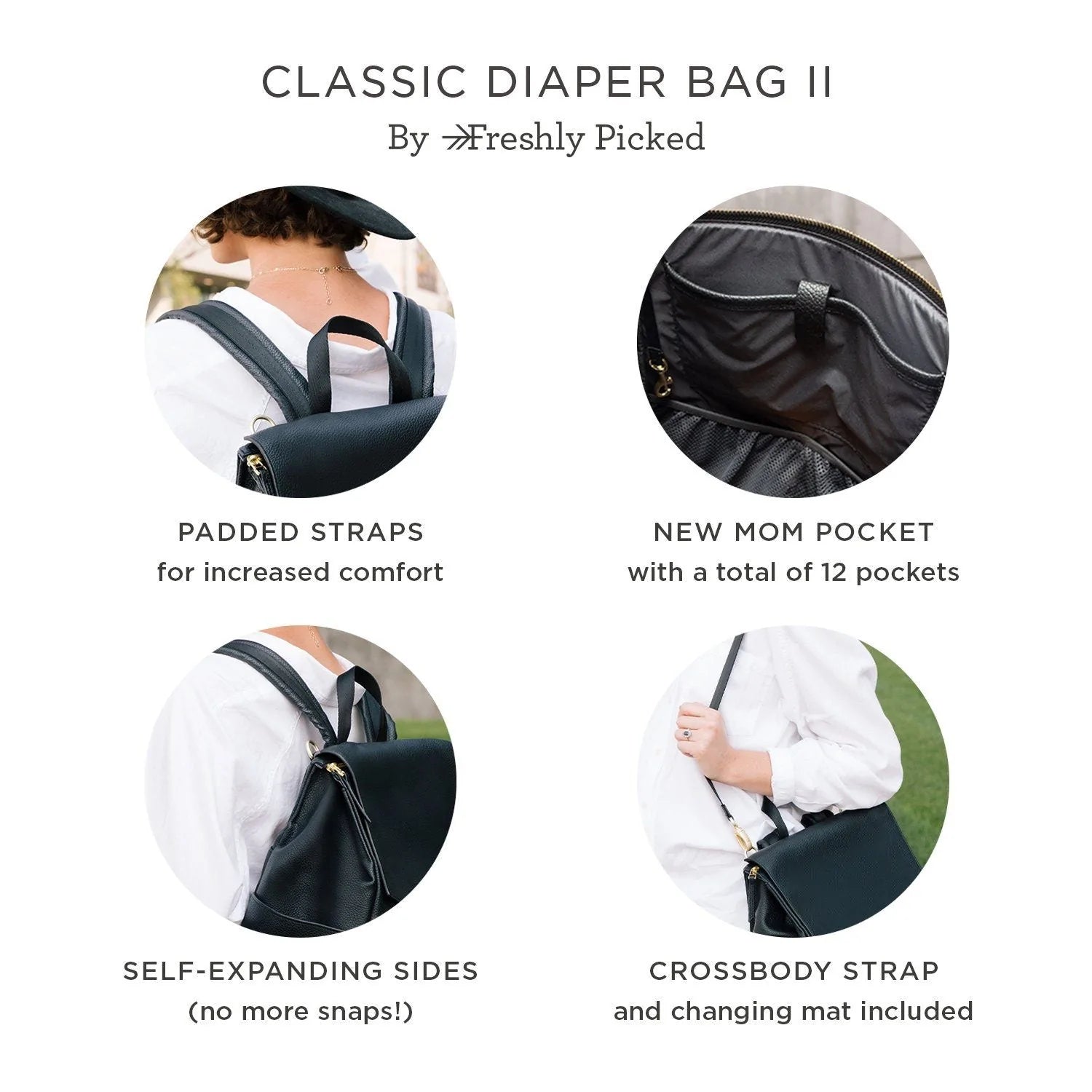 Freshly Picked - Classic Diaper Bag II