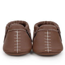 Load image into Gallery viewer, Fringeless Football Moccasins